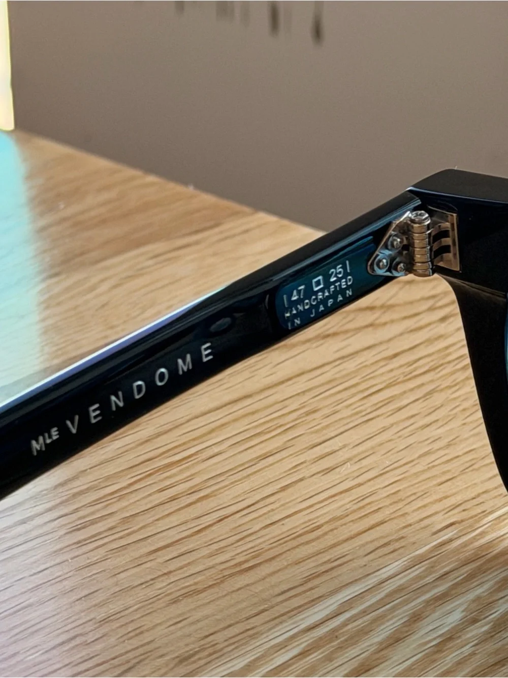 Vendome by Jacques Marie Mage – Black / Blue UV400 Lenses